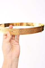 Gold Embossed Belt