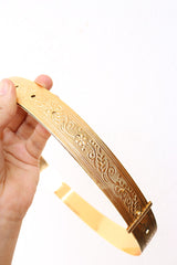 Gold Embossed Belt