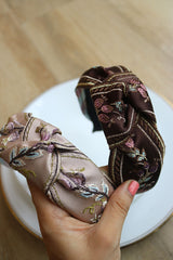Tulip Embroidered Hair Band