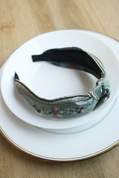 Tulip Embroidered Hair Band – zahana