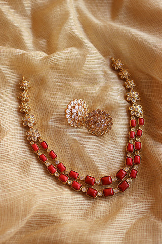 Two Line Coral Set