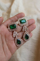 AD Emerald Droplet Earrings