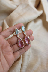 AD Pastel Pink Drop Earrings