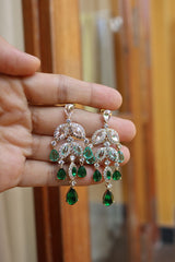 Ombre Emerald Earrings