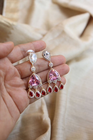 Rose Ruby AD Earrings