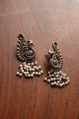 GS Peacock Pearl Studs