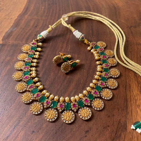 Lakshmi discount short necklace
