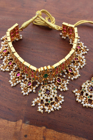 Matte choker set deals