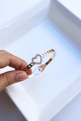 Rosegold Heart Link Bracelet