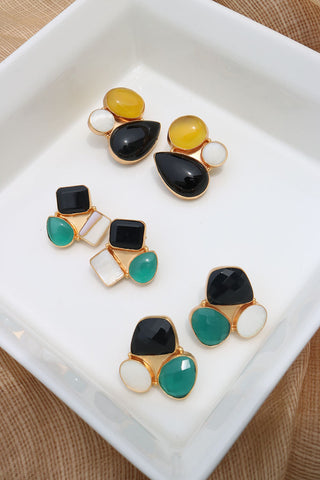 Candy Tri Color Studs 1