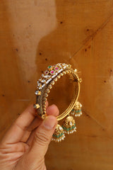 Jadau Jhumka Hanging Kada