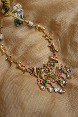 Lakshmi Haathi Jadau Close Neck set