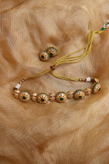 Moissanite Dumroo Choker Set