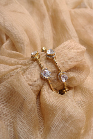 Polki Uncut set of 2 Bangles