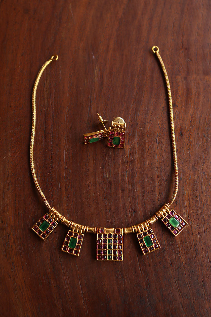 Ruby-Green Blocks Set β zahana