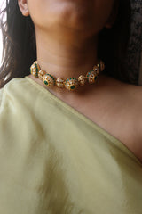 Moissanite Dumroo Choker Set