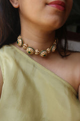 Moissanite Dumroo Choker Set
