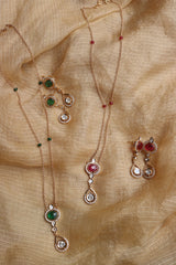 Kundan Drop Pendant Chain Set