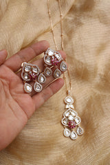 Kundan Droplets Pendant Set