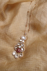 Kundan Droplets Pendant Set