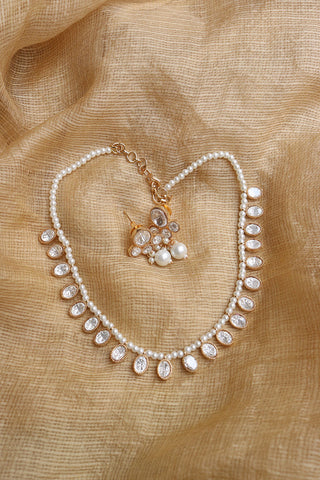 Pretty Pearl Polki Drops set