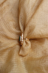 Kundan Emerald Statement Ring