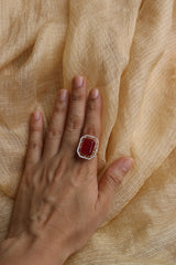 Ruby Octa Ring