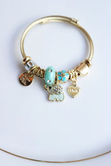 Elephant Charm Bracelet