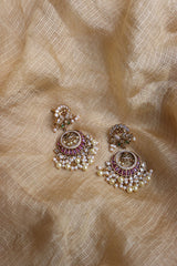 AD Peacock Jhumka Chaandbalis