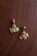 Small Peacock Jhumkas
