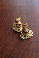 Small Peacock Jhumkas