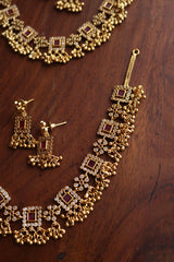 AD Squares Close Neck Set