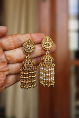 Lakshmi Chandelier Jhumkas