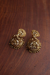 AD Peacock Temple Jhumkas