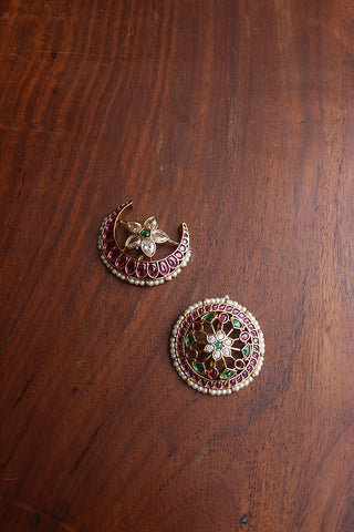 Wheel Flower Sun Moon Hair Accessory