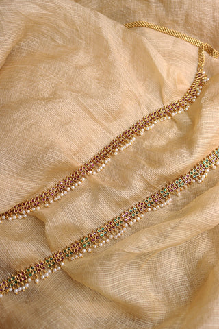Sleek Double Dots Waist Belt