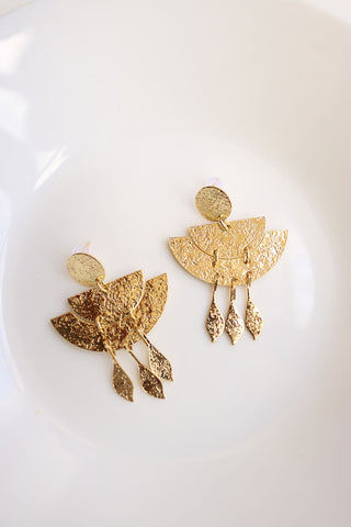 Gold Cleopatra Earrings
