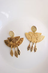 Gold Cleopatra Earrings