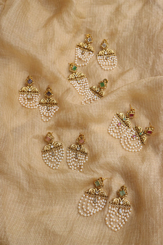 Pearl Swing Chandelier Earrings