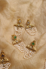 Pearl Swing Chandelier Earrings