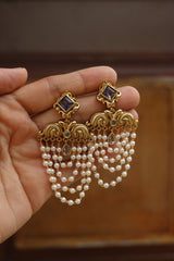 Pearl Swing Chandelier Earrings