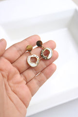 Pearl Little Stone Dangles