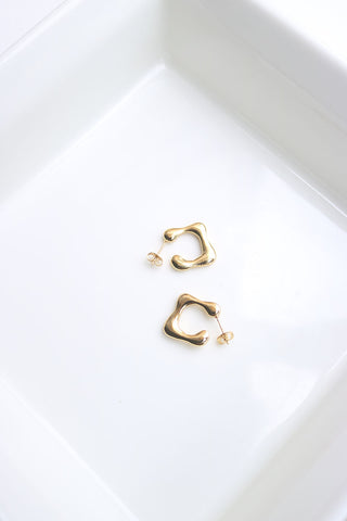 Gold Small Hoopies