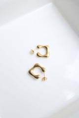 Gold Small Hoopies