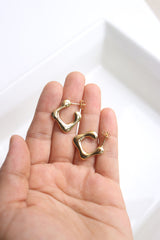 Gold Small Hoopies