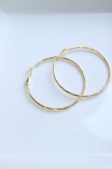 Plain Gold Hoops