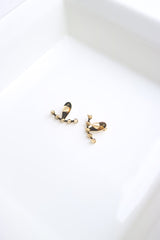 Rivet Up-Down Earrings