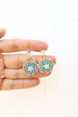 Little Blue Pink Earrings