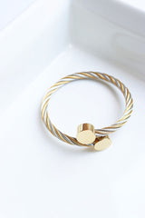 Two Tone Circle Bracelet