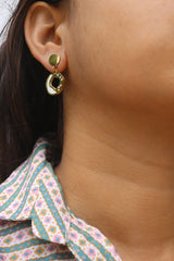 Pearl Little Stone Dangles